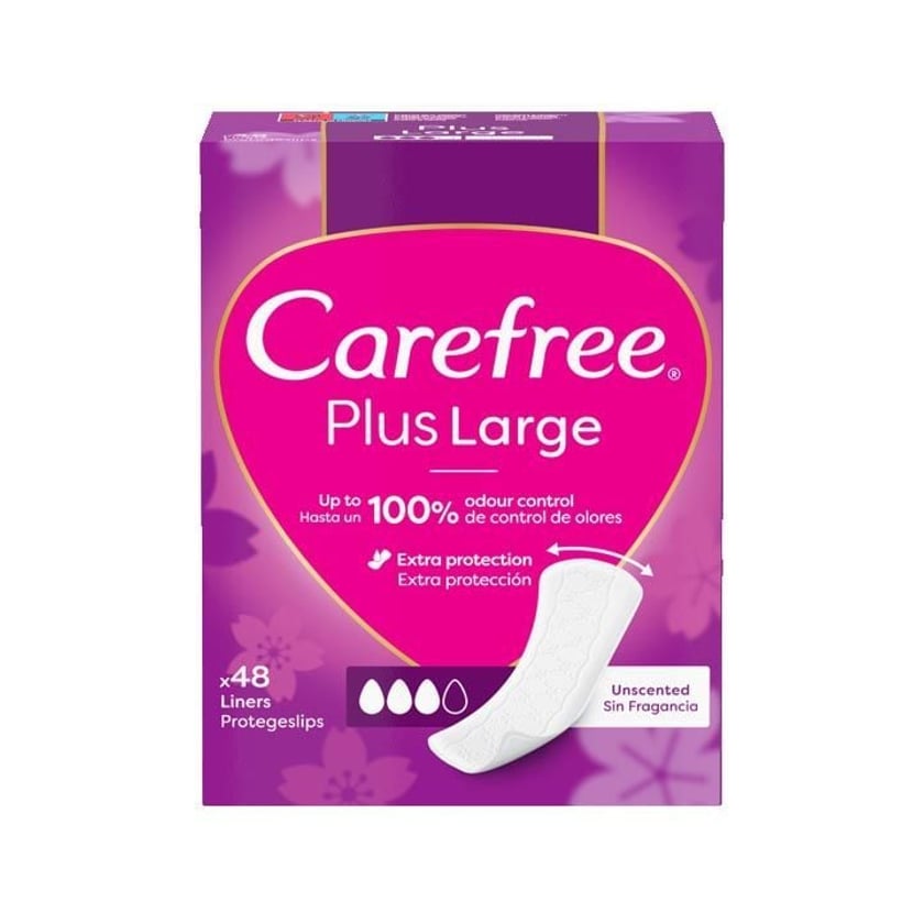 Carefree Σερβιετάκια Plus Large Light Scent 48τεμ