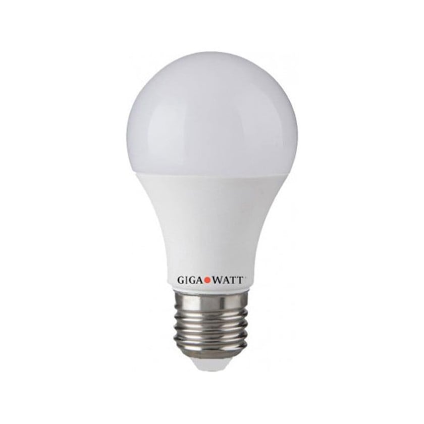Gigawatt Λαμπτήρας LED Θερμό A60 E27 9W 880LM