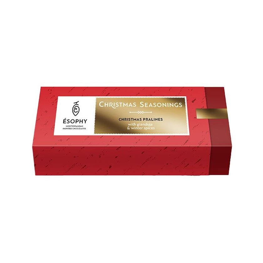 Esophy Χριστουγεννιάτικες Πραλίνες με Gianduja & Χειμωνιάτικα Μπαχαρικά 120g