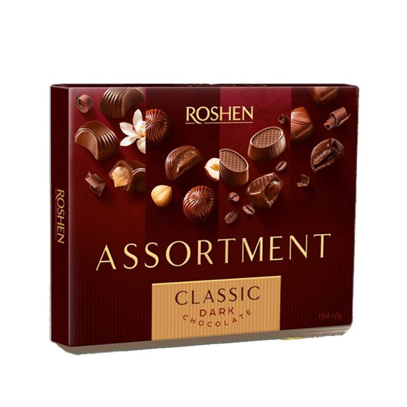 Roshen Assortment Σοκολατάκια Υγείας με Γέμιση 154g