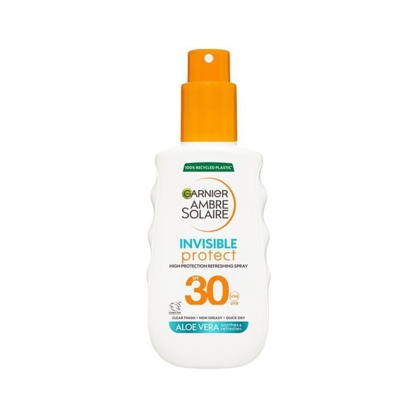 Garnier Ambre Solaire Invisible Protect Refresh Αντηλιακό Spray SPF30 150ml