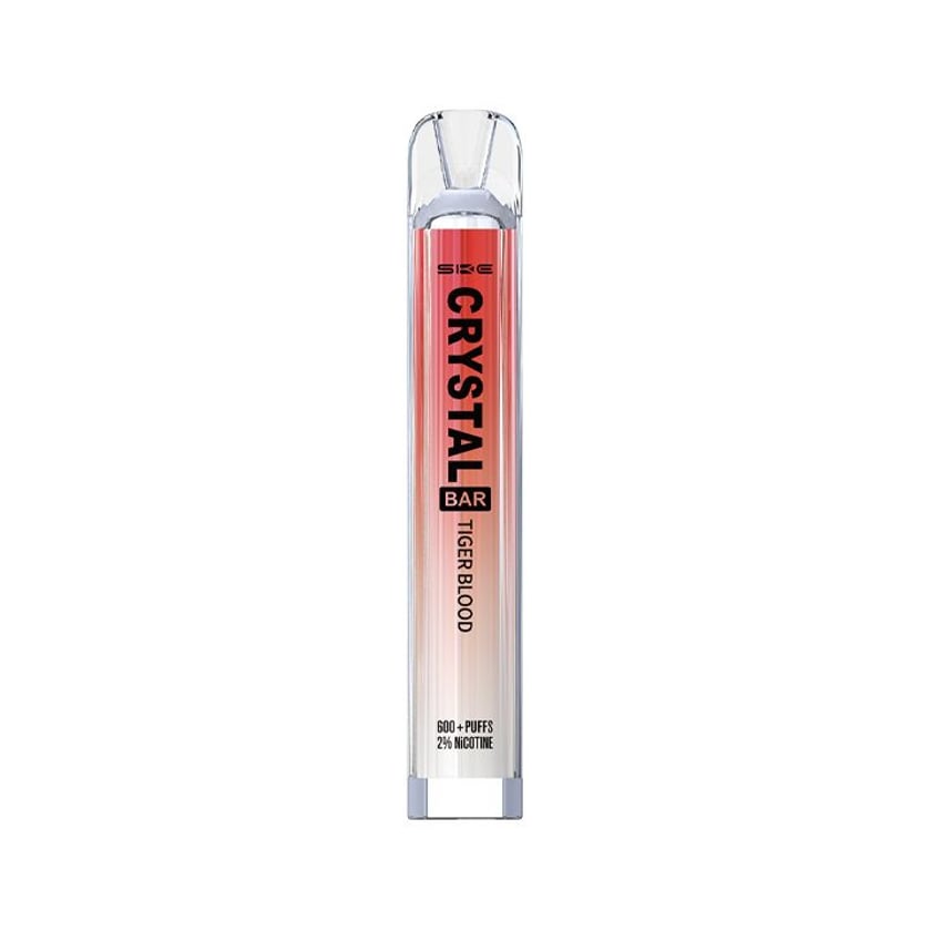 Crystal Bar Ηλεκτρονικό Τσιγάρο μιας Χρήσης Tiger Blood 20mg 2ml 600 Puffs