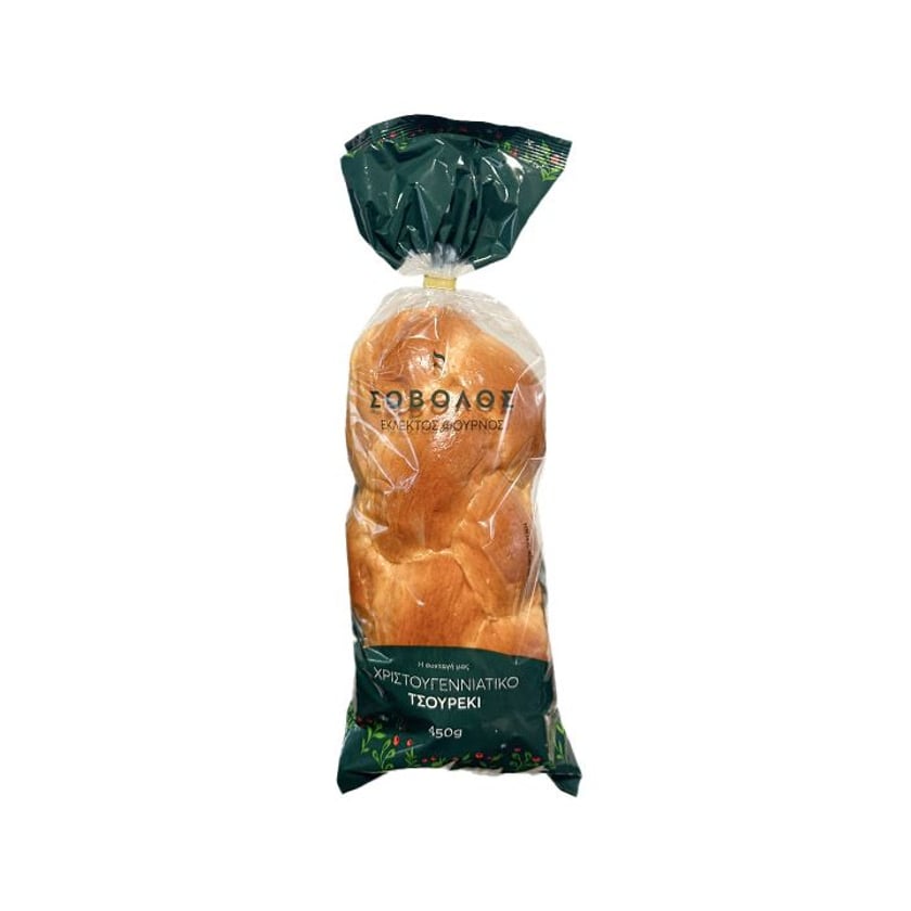 Σόβολος Χριστουγεννιάτικο Τσουρέκι 450g