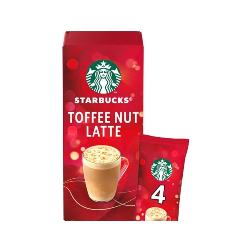 Starbucks Καφές Στιγμιαίος Toffee Nut Latte 4x23g