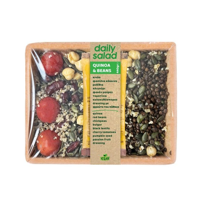 Daily Salad Quinoa & Beans 440g