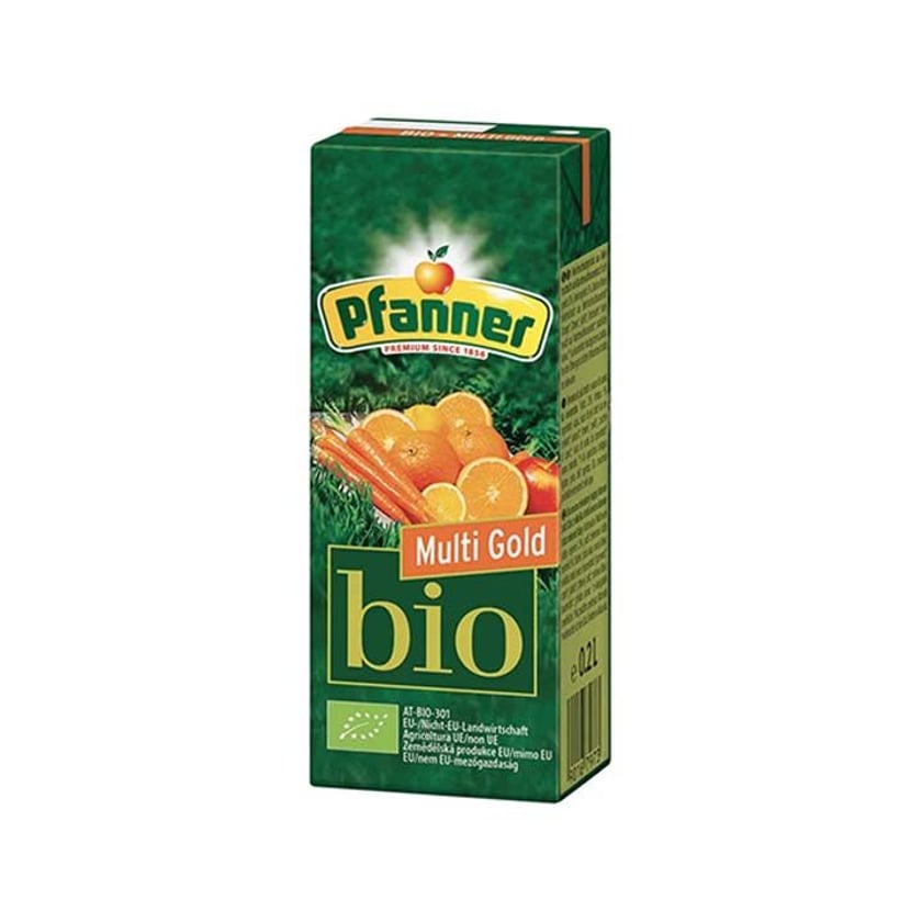 Pfanner Φρουτοποτό Multi Gold Bio 200ml
