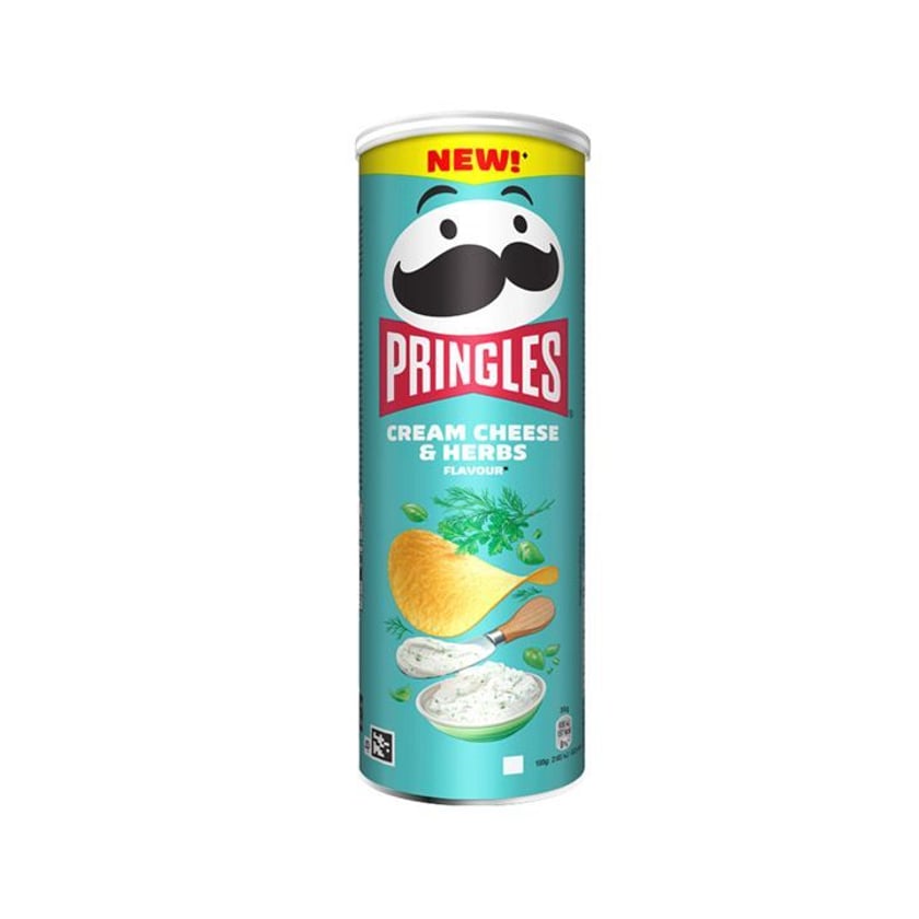 Pringles Πατατάκια Cream Cheese & Herbs 165g