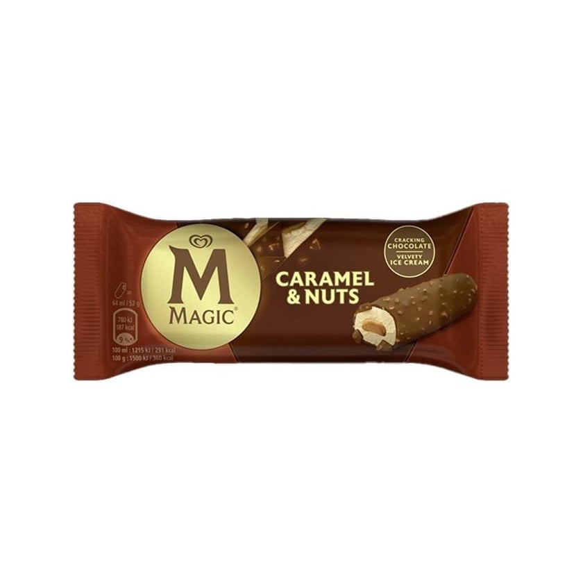 Magic Παγωτό Μπάρα Caramel & Nuts 64ml