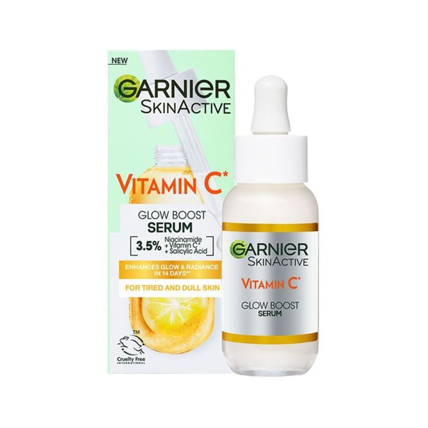 Garnier Skin Active Vitamin C Glow Boost Serum Ορός Λάμψης 30ml