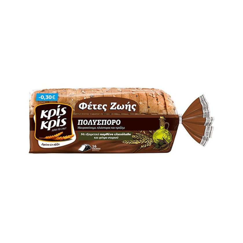 Κρις Κρις Φέτες Ζωής Πολύσπορο 500g