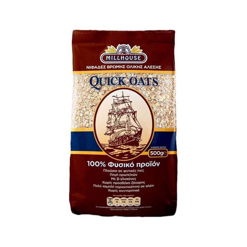 Millhouse Νιφάδες Βρώμης 500g