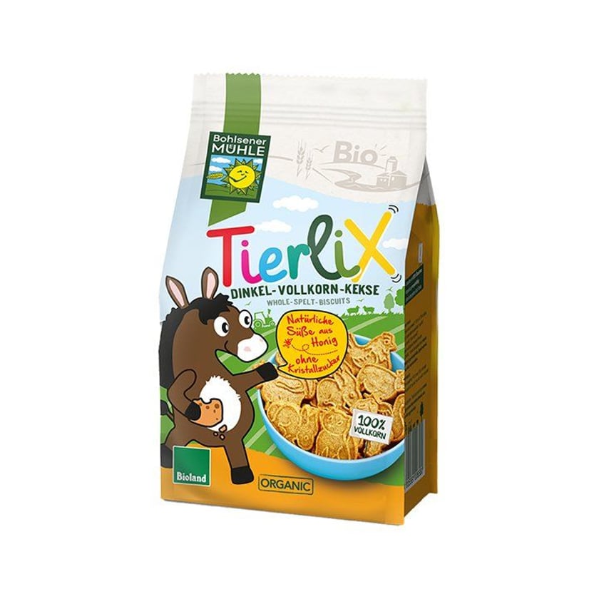 Bohlsener Tierlix Μπισκότα Dinkel Ζωάκια 125g