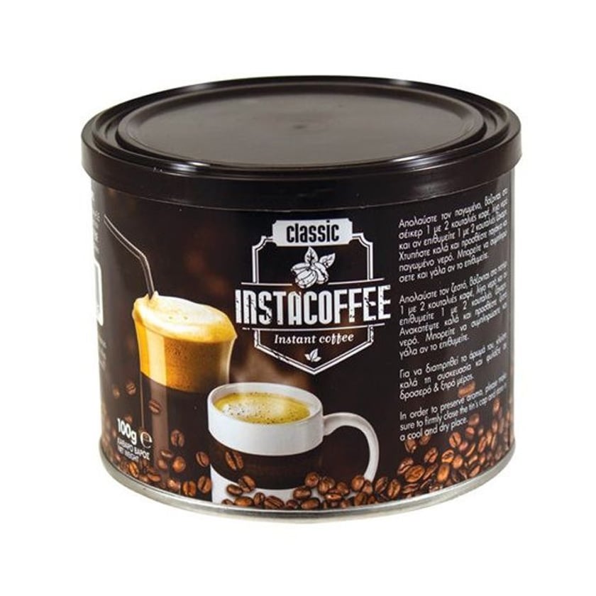 Instacoffee Καφές Στιγμιαίος Κλασικός 100g