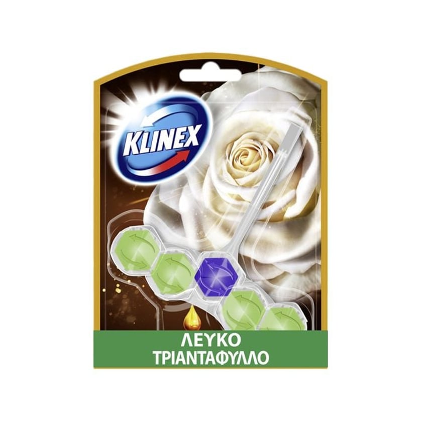 Klinex WC Block Λευκό Τριαντάφυλλο 50g