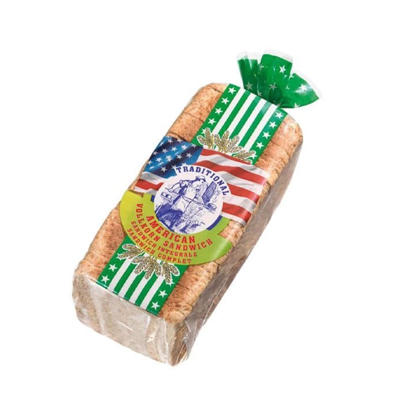 American Sandwich Ψωμί Τοστ Ολικής Άλεσης 750g