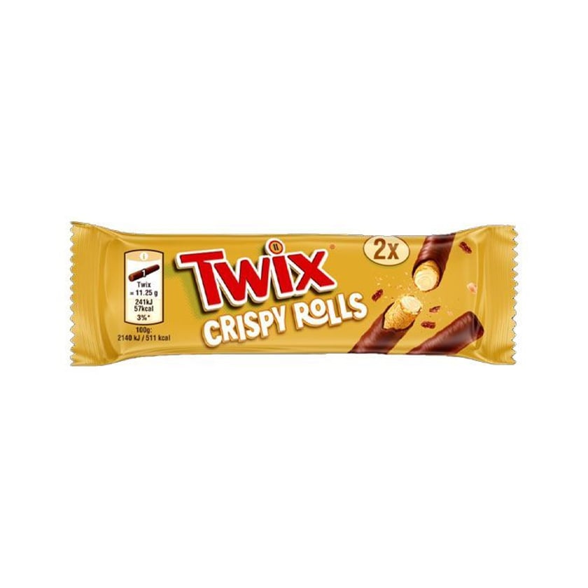 Twix Chocolate & Caramel Crispy Rolls 22.5g