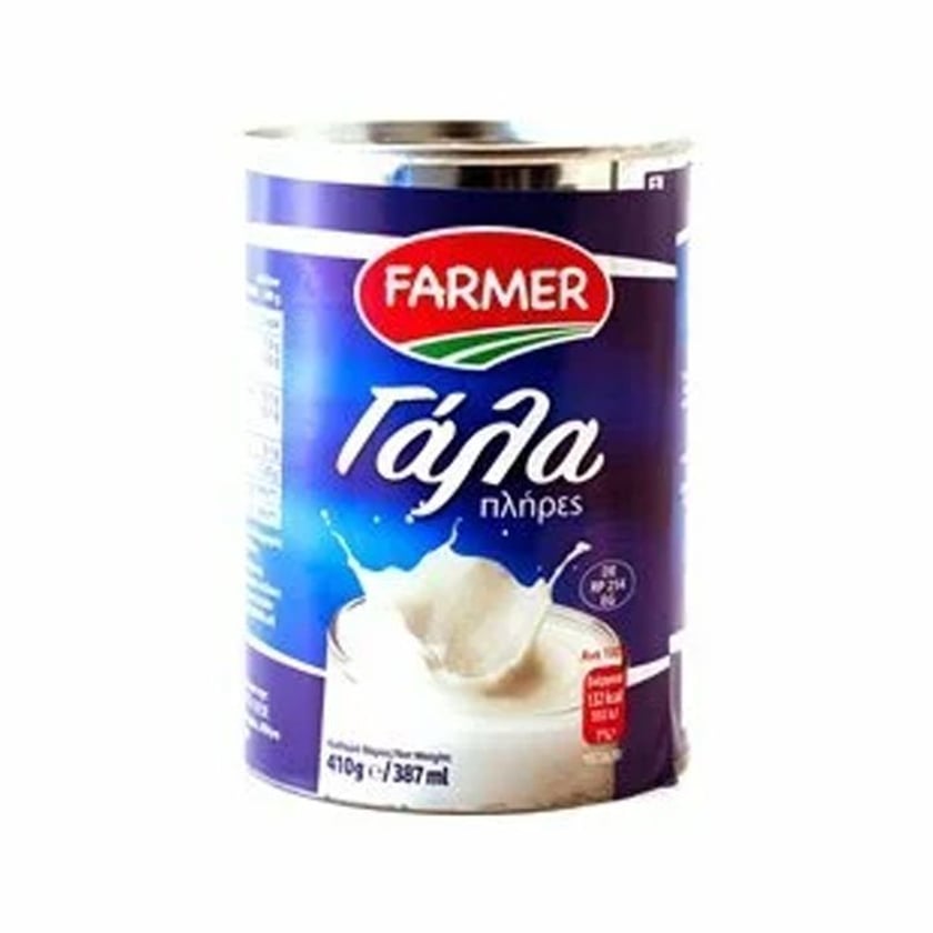 Farmer Γάλα Εβαπορέ Πλήρες 410g