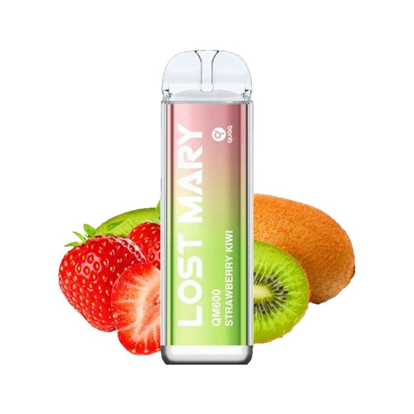 Lost Mary QM600 Ηλεκτρονικό Τσιγάρο μιας Χρήσης Strawberry Kiwi 20mg 2ml 600 Puffs