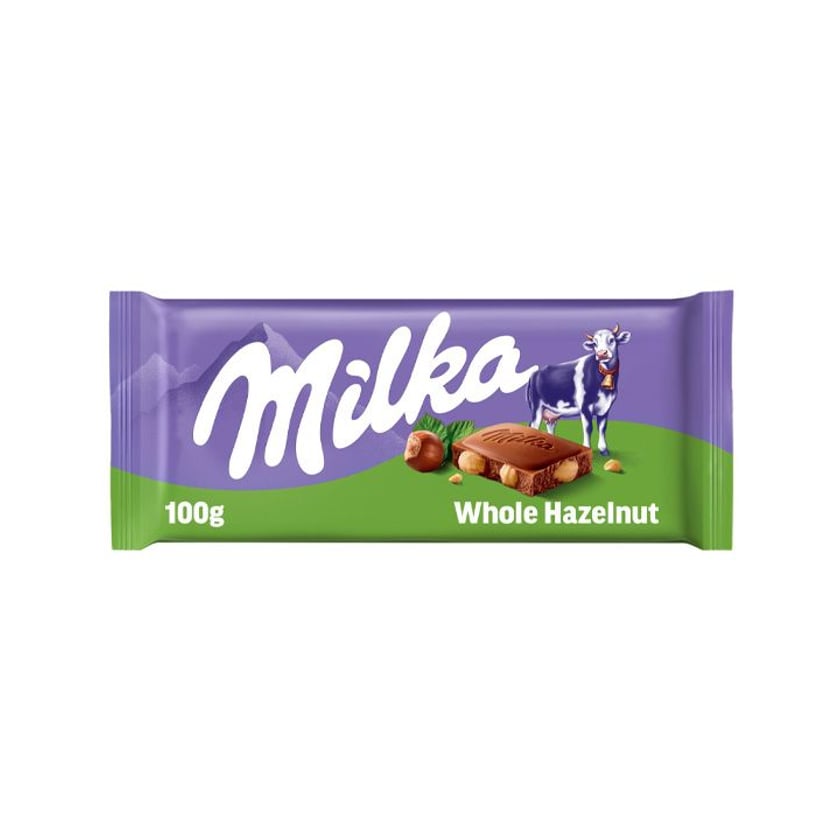 Milka Σοκολάτα Γάλακτος με Ολόκληρο Φουντούκι 100g