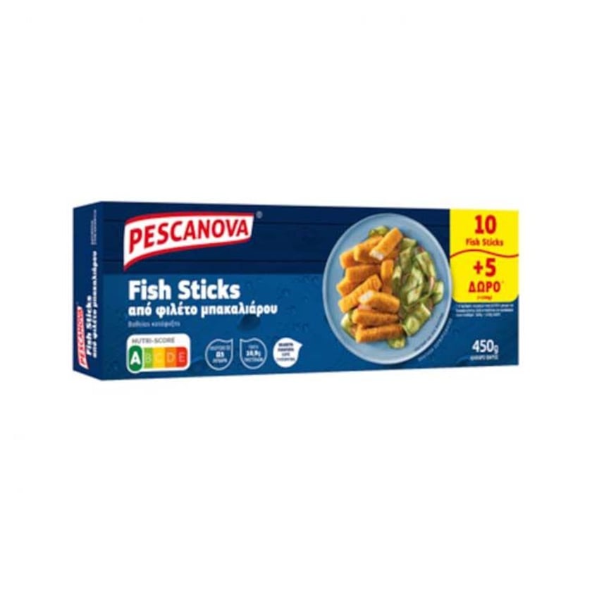 Pescanova Fish Sticks 450g 10+5τεμ Δώρο