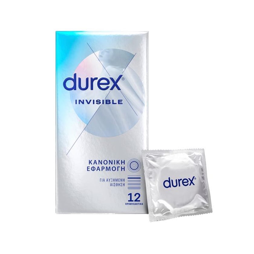 Durex Προφυλακτικά Invisible 12τεμ
