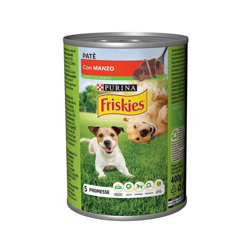 Friskies Pate για Σκύλους Μοσχάρι 400g