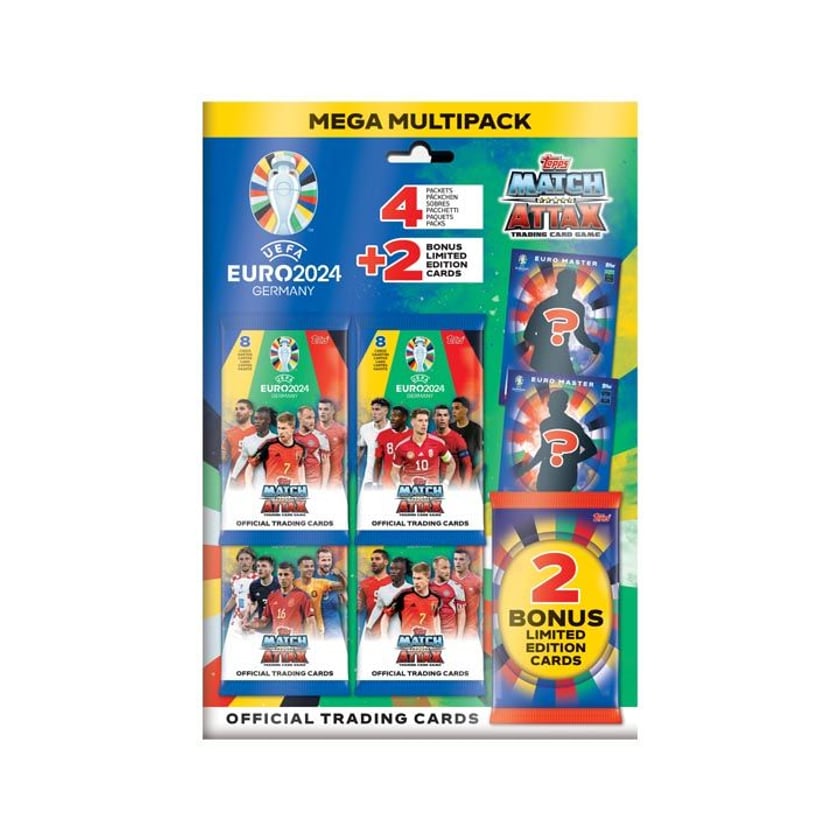 Topps Euro 2024 Match Attax Mega Multipack 34τεμ