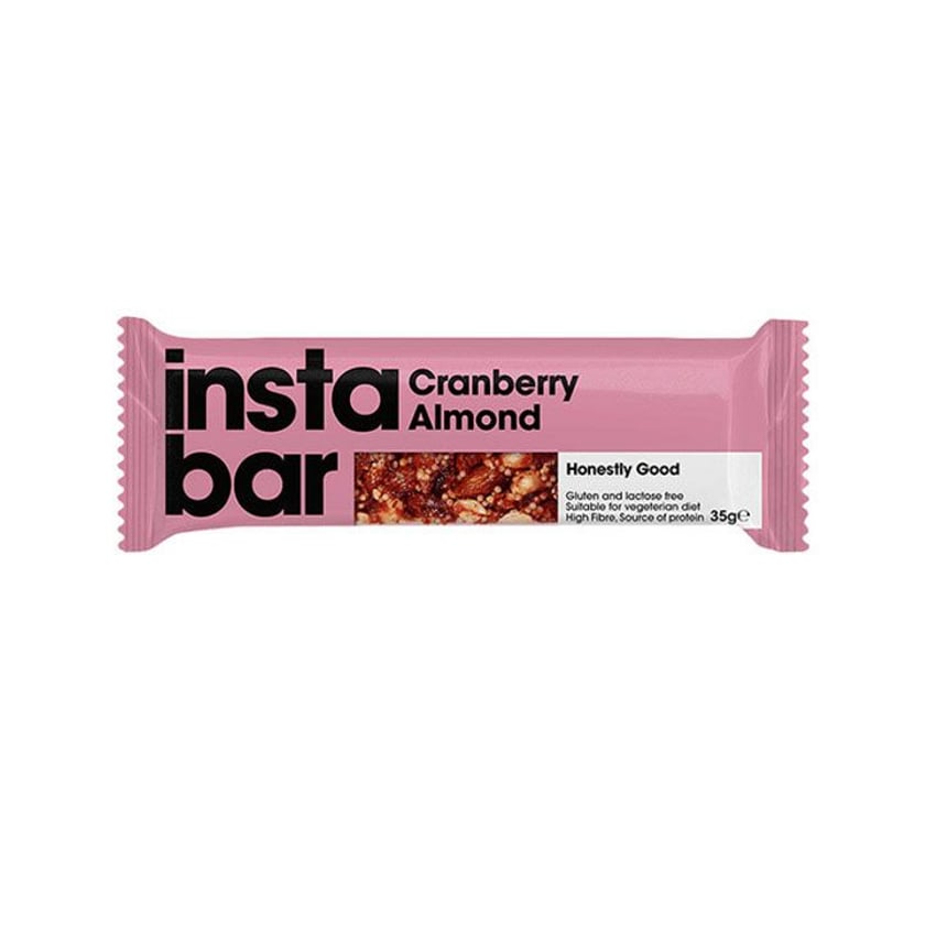 Insta Bar Μπάρα Δημητριακών Cranberry, Αμύγδαλο & Μέλι 35g