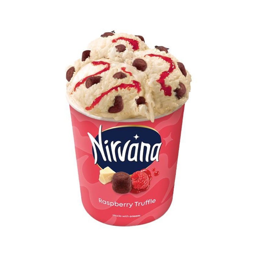 Nirvana Παγωτό Raspberry Truffle 420ml
