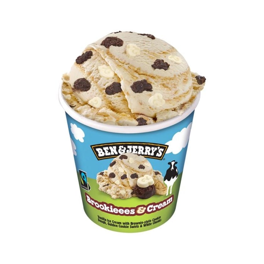 Ben & Jerry's Παγωτό Brookieees & Cream 465ml