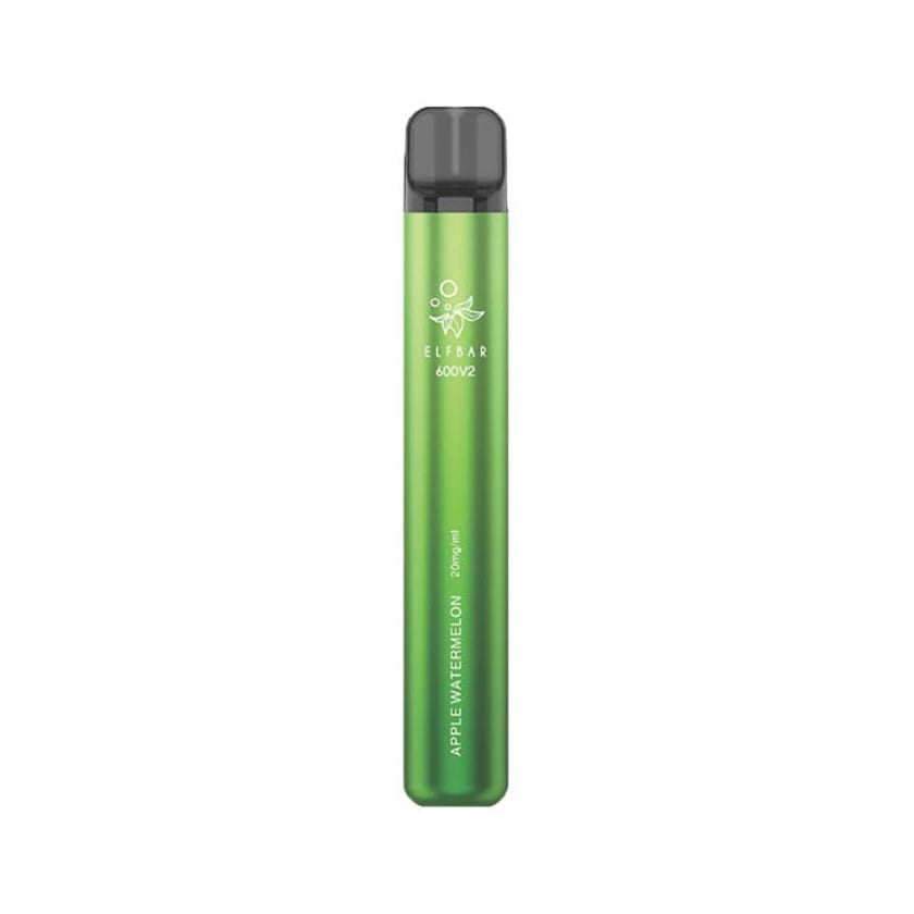Elf Bar 600V2 Ηλεκτρονικό Τσιγάρο μιας Χρήσης Apple Watermelon 20mg 2ml 600 Puffs