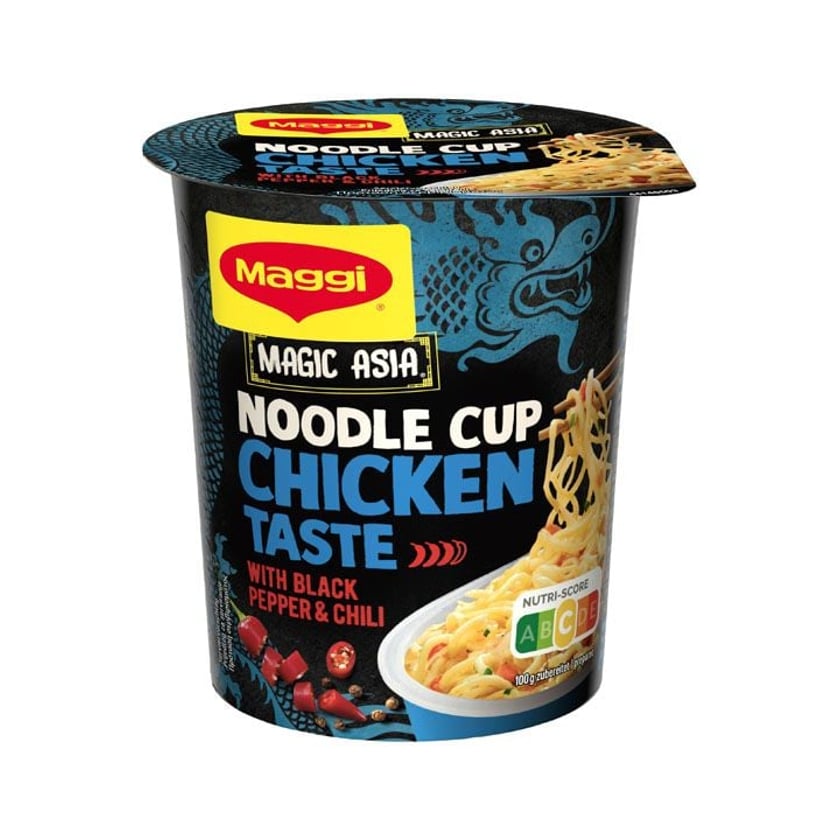 Maggi Magic Asia Noodle Cup με Γεύση Πικάντικο Κοτόπουλο 63g