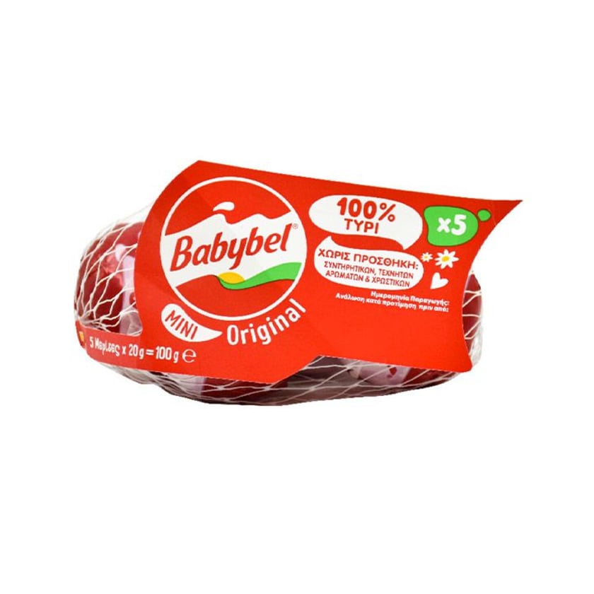 Babybel Mini Τυρί Μαλακό Classic 5τεμ 100g
