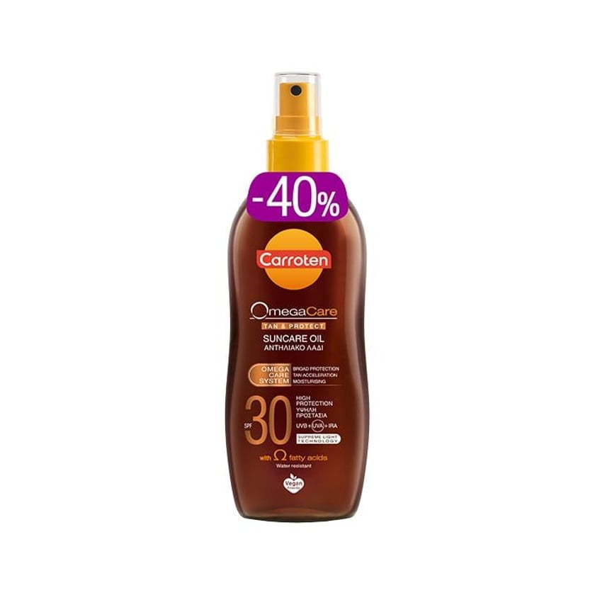 Carroten Αντηλιακό Λάδι Μαυρίσματος Omega Care Spray SPF30 150ml