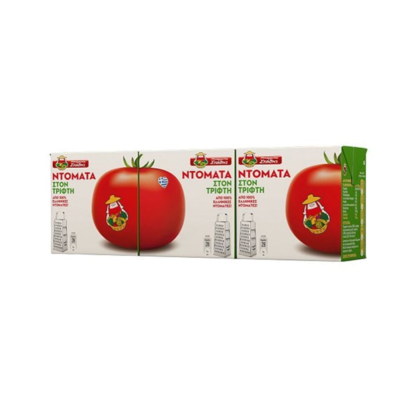 Μπάρμπα Στάθης Ντομάτα Στον Τρίφτη 3x250g
