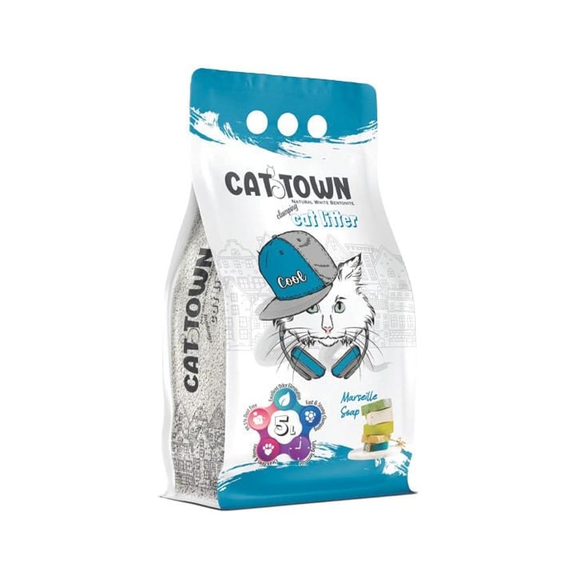 Cat Town Άμμος Υγιεινής για Γάτες Marseille Soap 5l