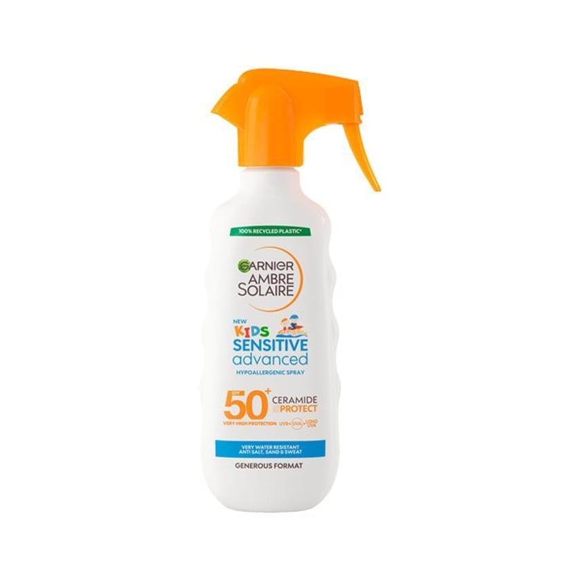 Garnier Ambre Solaire Kids Sensitive Advanced Παιδικό Αντηλιακό Spray Trigger SPF50+ 270ml