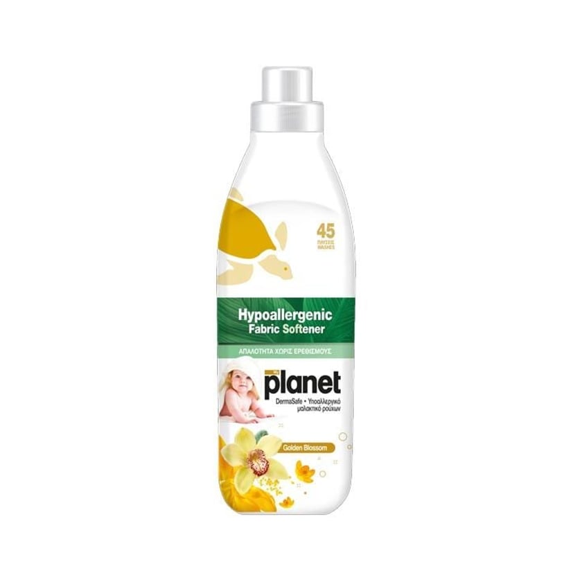 My Planet Συμπυκνωμένο Μαλακτικό Ρούχων Golden Blossom 45μεζ 1l