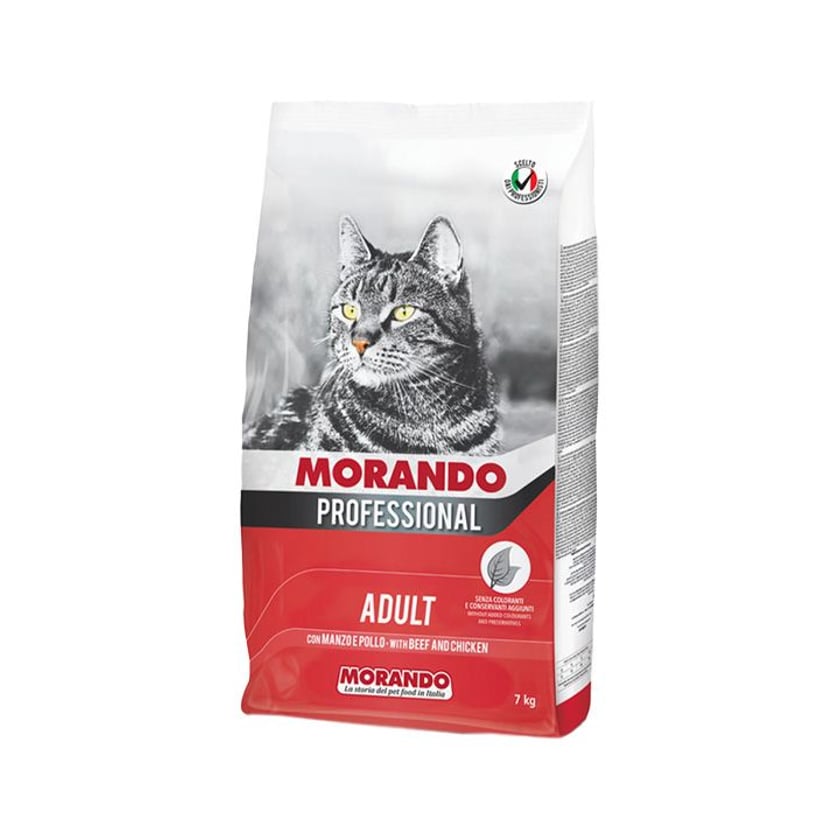 Morando Professional Adult Ξηρά Τροφή για Γάτες με Βοδινό & Κοτόπουλο 2kg