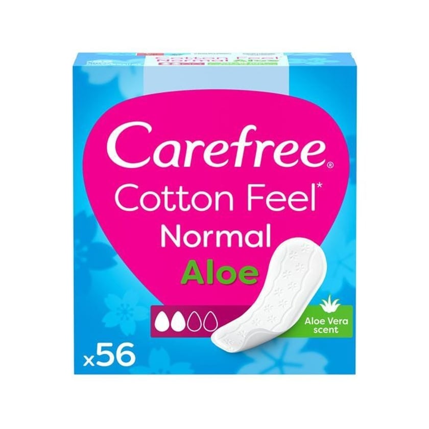 Carefree Σερβιετάκια με Εκχύλισμα Aloe Vera 56τεμ