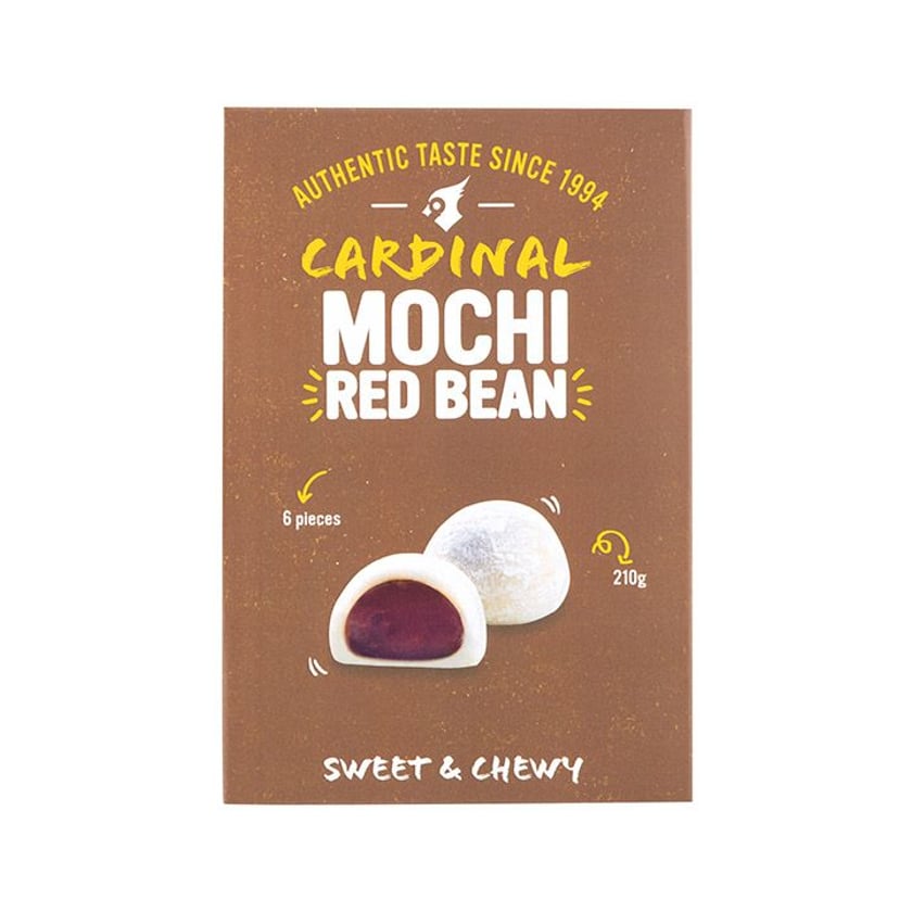 Cardinal Mochi Red Bean 210g
