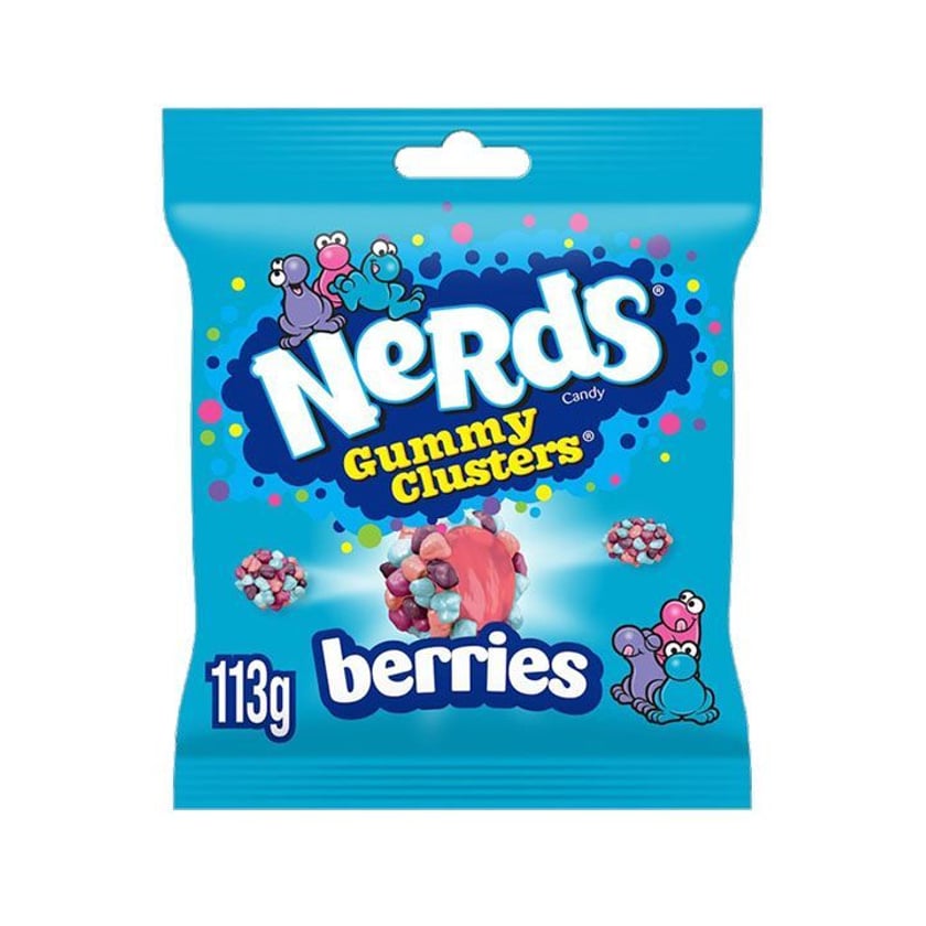 Nerds Καραμέλες Gummy Clusters Berries 113g