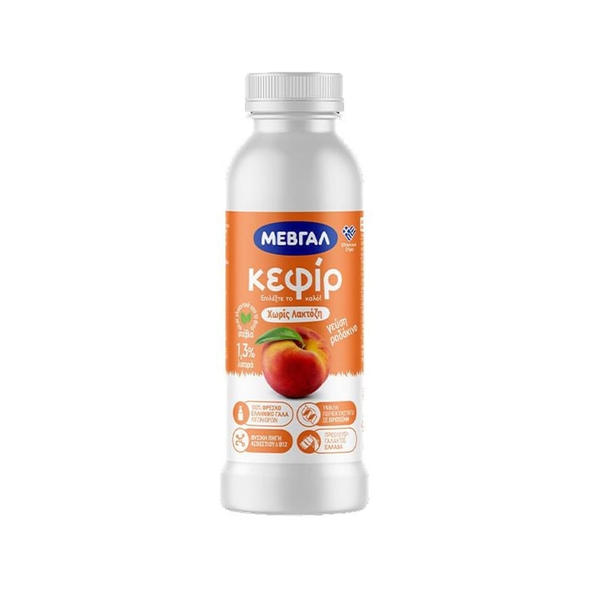Μεβγάλ Κεφίρ Ροδάκινο Χωρίς Λακτόζη 330ml