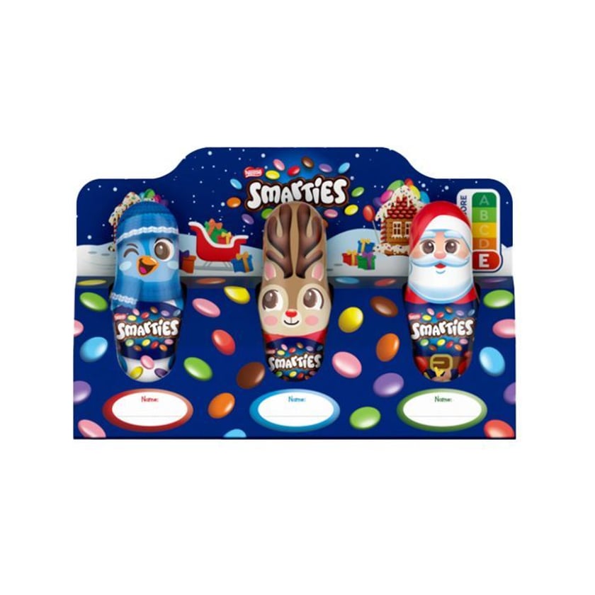 Smarties Chocolates Mini Mix Christmas 3x18.7g