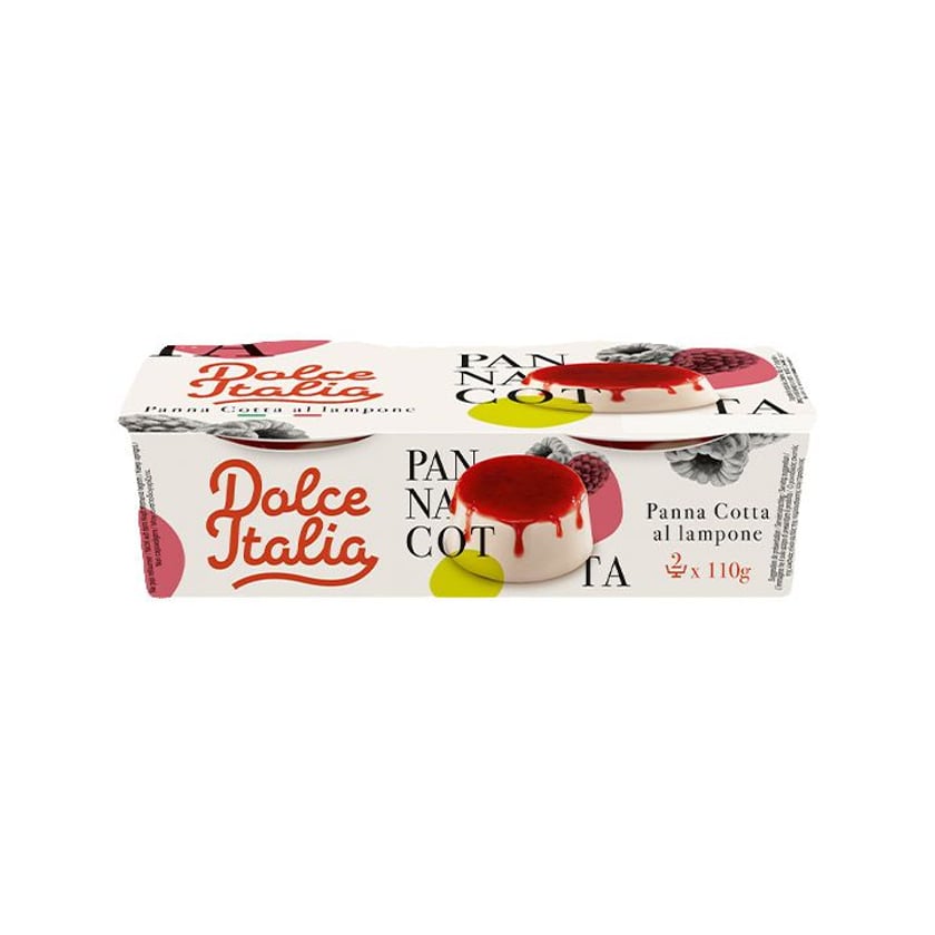 Dolce Italia Panna Cotta Βατόμουρο 2x110g