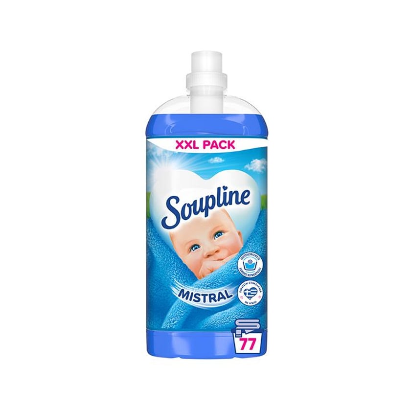 Soupline Concentrated Fabric Softener Mistral 77 Washes 1.7l