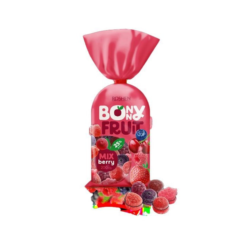 Roshen Bonny Fruit Ζελεδάκια Mix Berry 200g