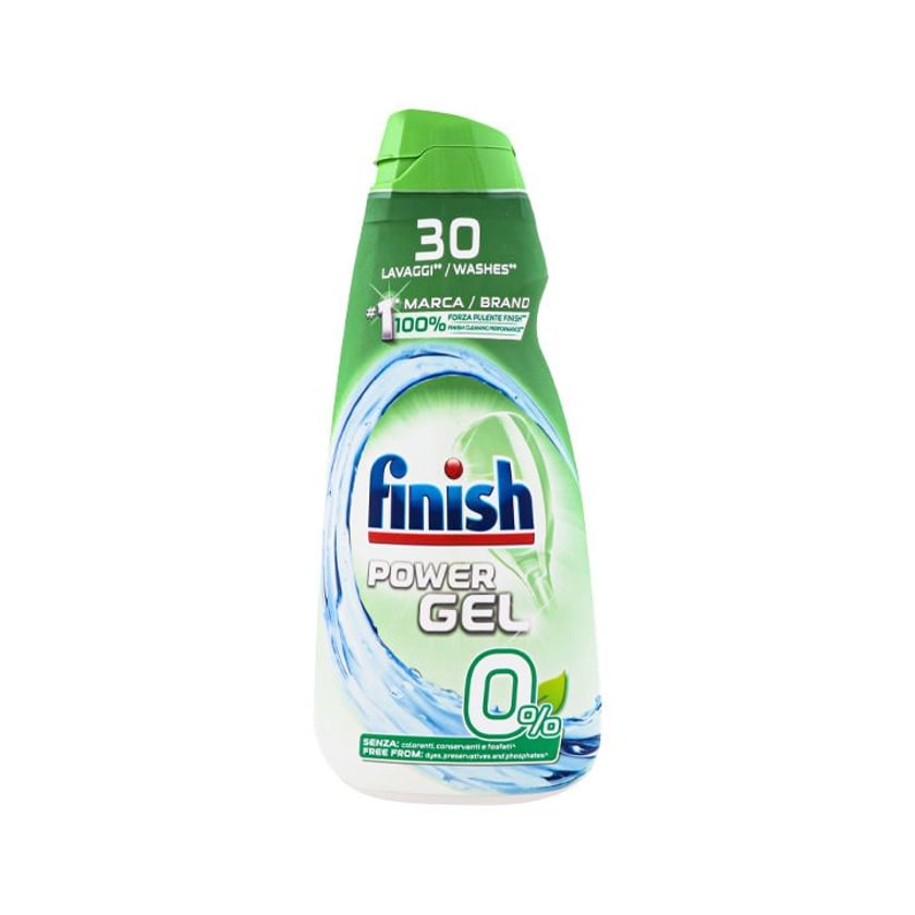 Finish Τζελ Καθαρισμού Πιάτων 0% 600ml