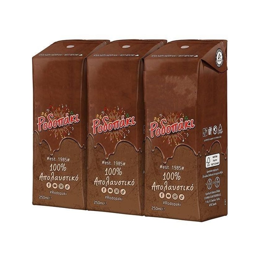 Ροδοπάκι Γάλα με Κακάο 3x250ml