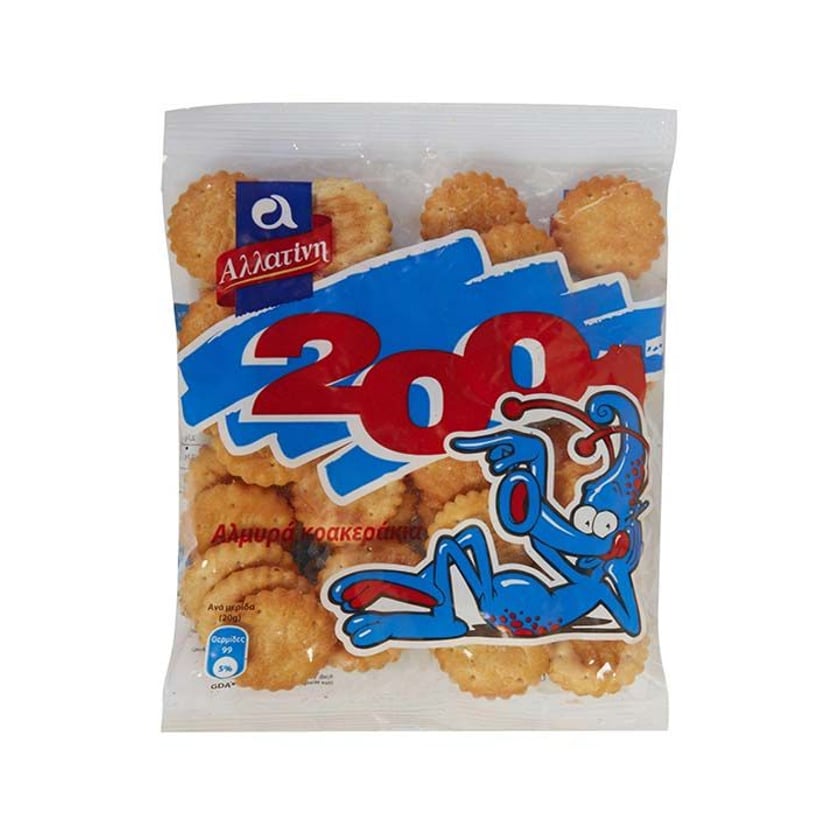 Αλλατίνη 2001 Crackers Αλμυρά 40g